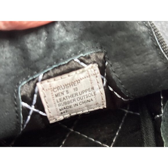 Steve Madden Men's Black Suede Silver Spiked Smoking Shoes Loafers 10 - Picture 8 of 8